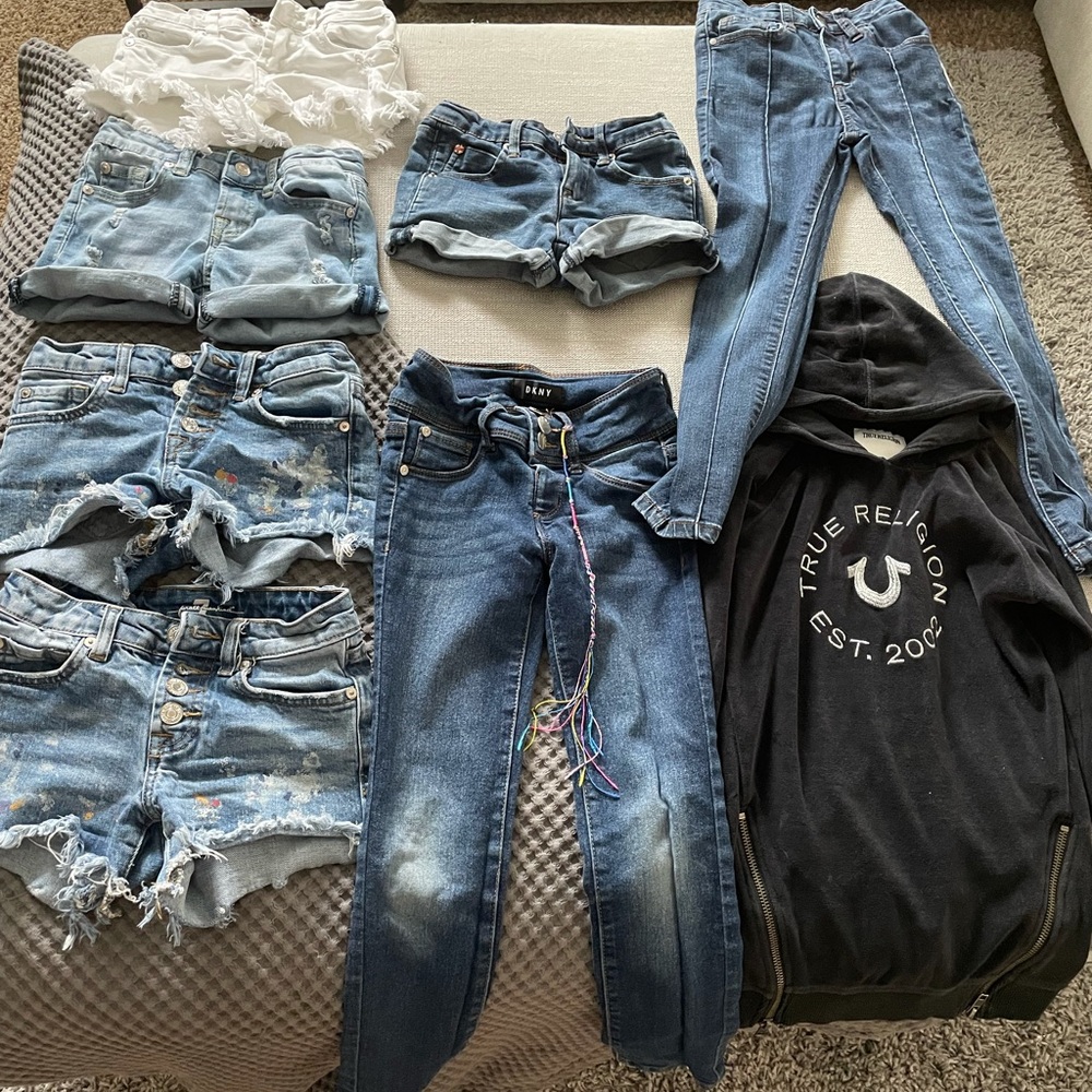 Lot of girls designer bottoms